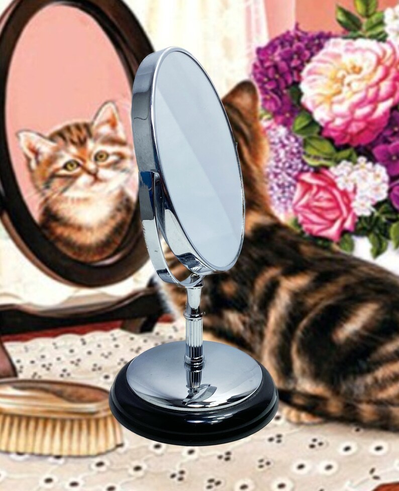 Vintage Vanity Mirror Bathroom Mirror for Vanities Table Top Mirror Makeup Mirror on Stand