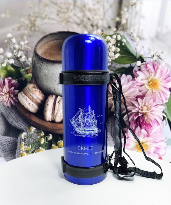  Glass Liner Vacuum Flask Stainless Steel Water Bottle