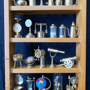 Vintage Brass Miniatures: Collectible Dollhouse Decor - Made in Holland