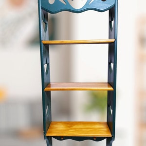 Wall Mounted spice rack Kitchen wall decor Wood wall shelves Pantry storage Spice organizer