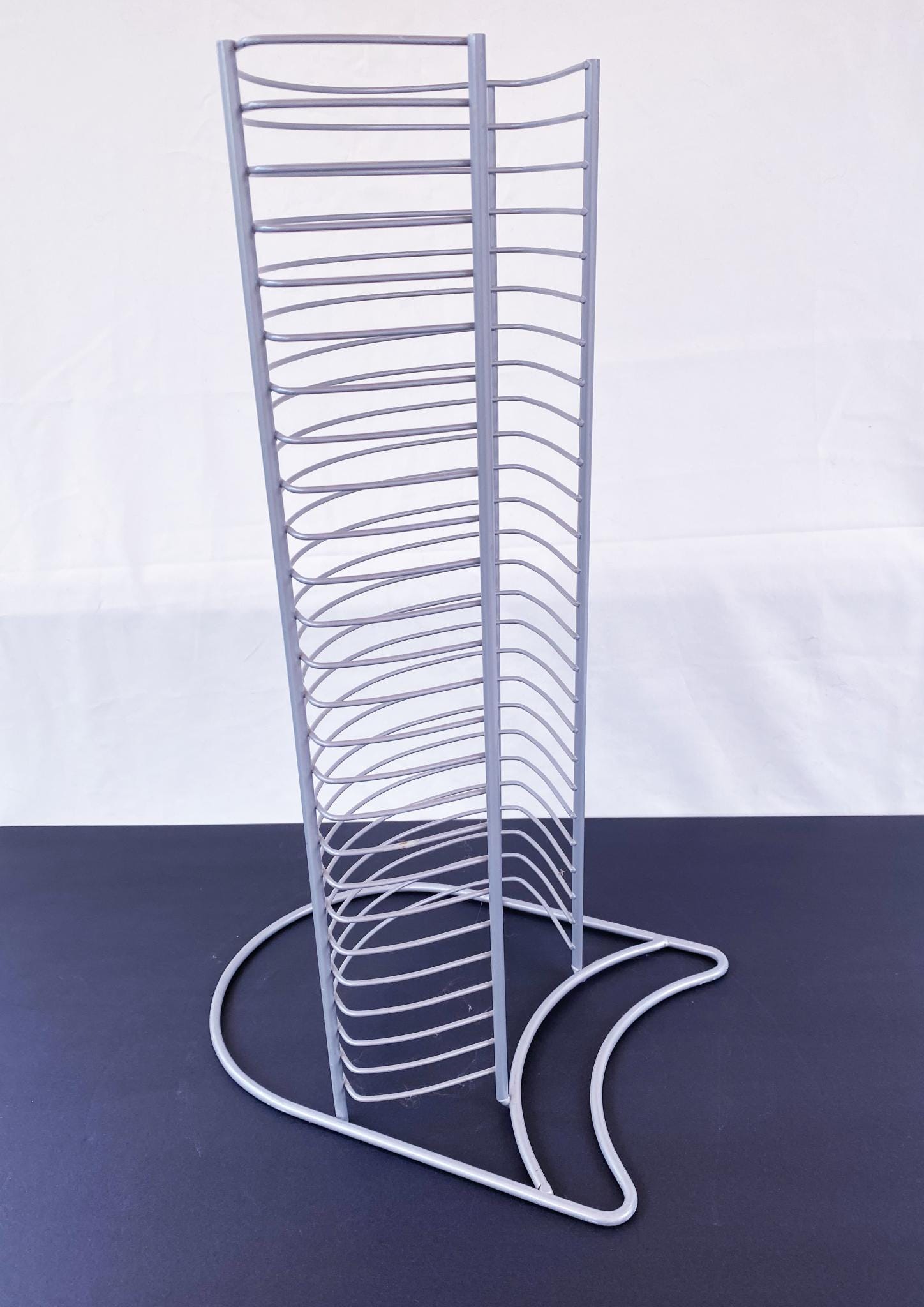 Vintage Steel CD Rack Tower: 25-disc Organizer - Etsy