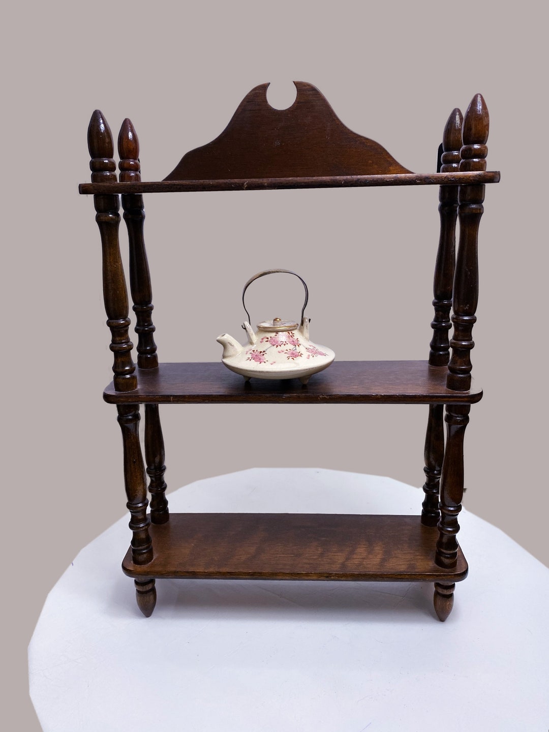 Wall Mounted Miniature Rack Home Wall Decor Wood Wall Shelves - Etsy