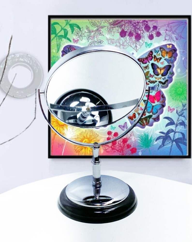 Vintage Vanity Mirror Bathroom Mirror for Vanities Table Top Mirror Makeup Mirror on Stand