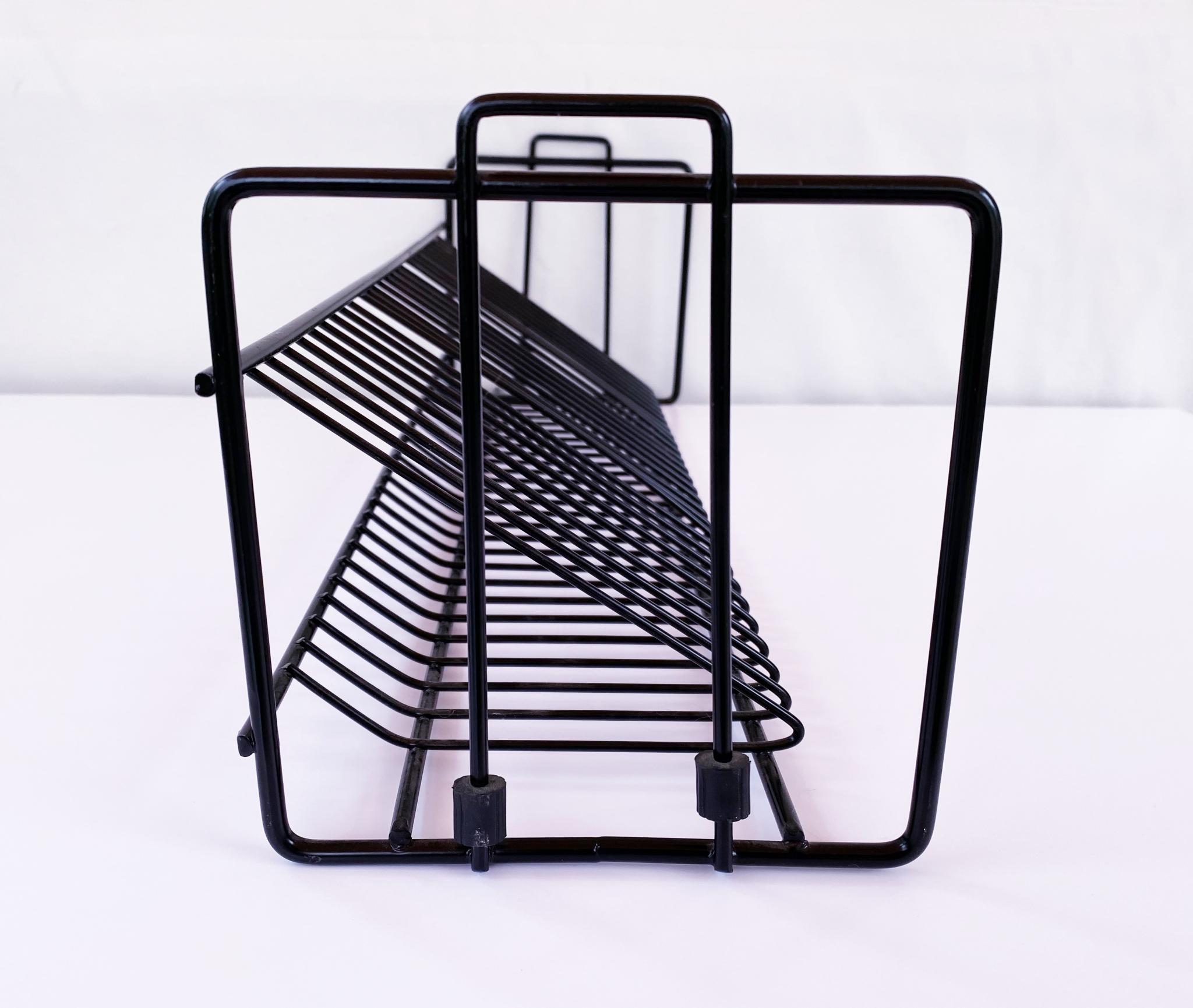 Vintage Black Wire Desktop 30 Slot CD Holder CD Organizer - Etsy
