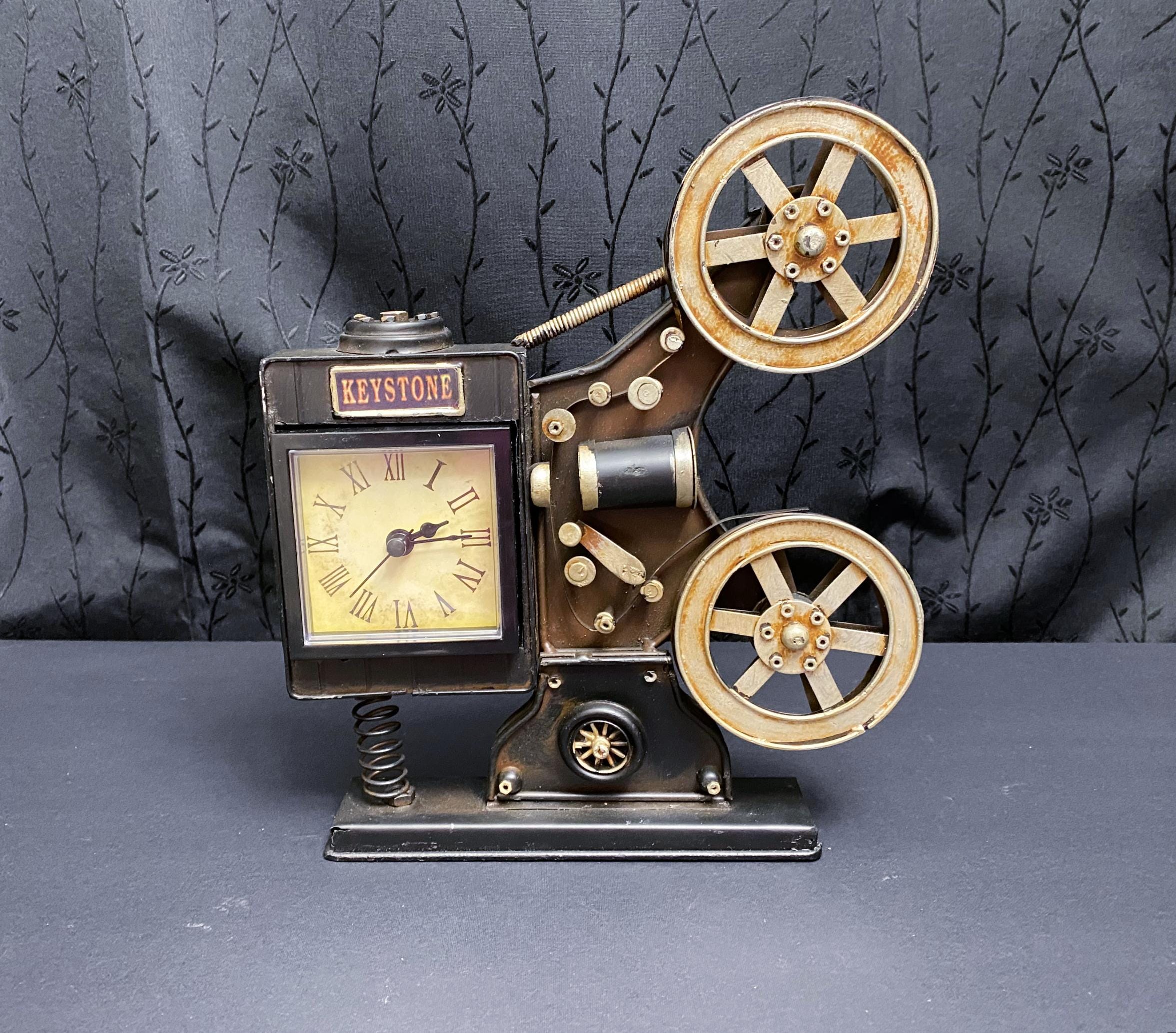 Movie Reference Clock Vintage Tabletop Old School Film Projector Clock - Etsy
