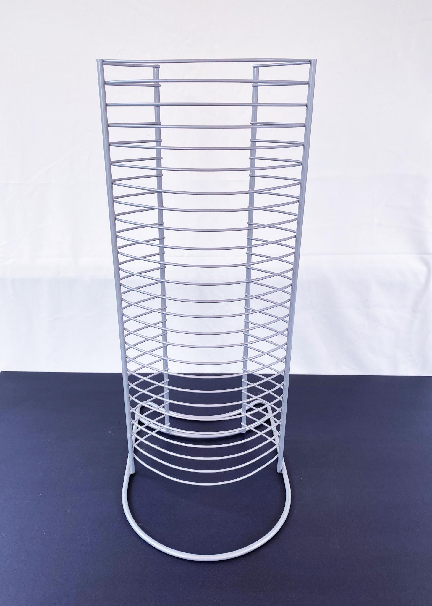 Vintage Steel CD Rack Tower: 25-disc Organizer - Etsy