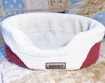 Vintage doggy bed Pet bed Cat bed