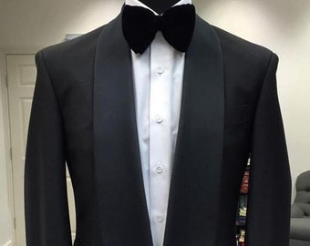 Men Black Tuxedo 2 Piece Suits for Groomsman Wedding Suit - Etsy