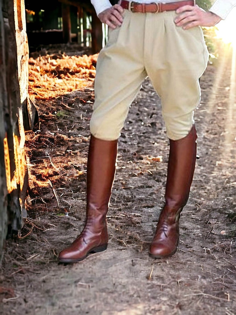 Classic Breeches Pants, Equestrian Riding Pants, Horseback Riding