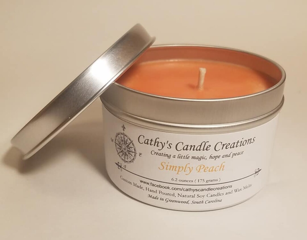 Natural Soy Container Candle Etsy