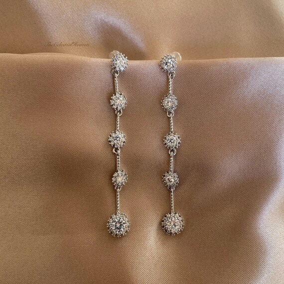 Sterling silver deals tassel earrings