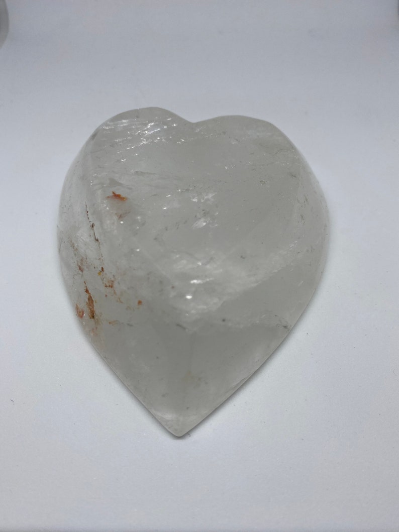 Clear Quartz Heart Bowl Reiki-Charged