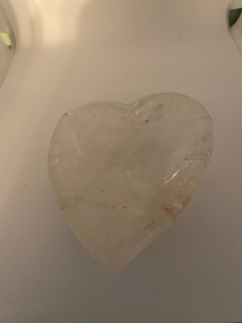 Clear Quartz Heart Bowl Reiki-Charged