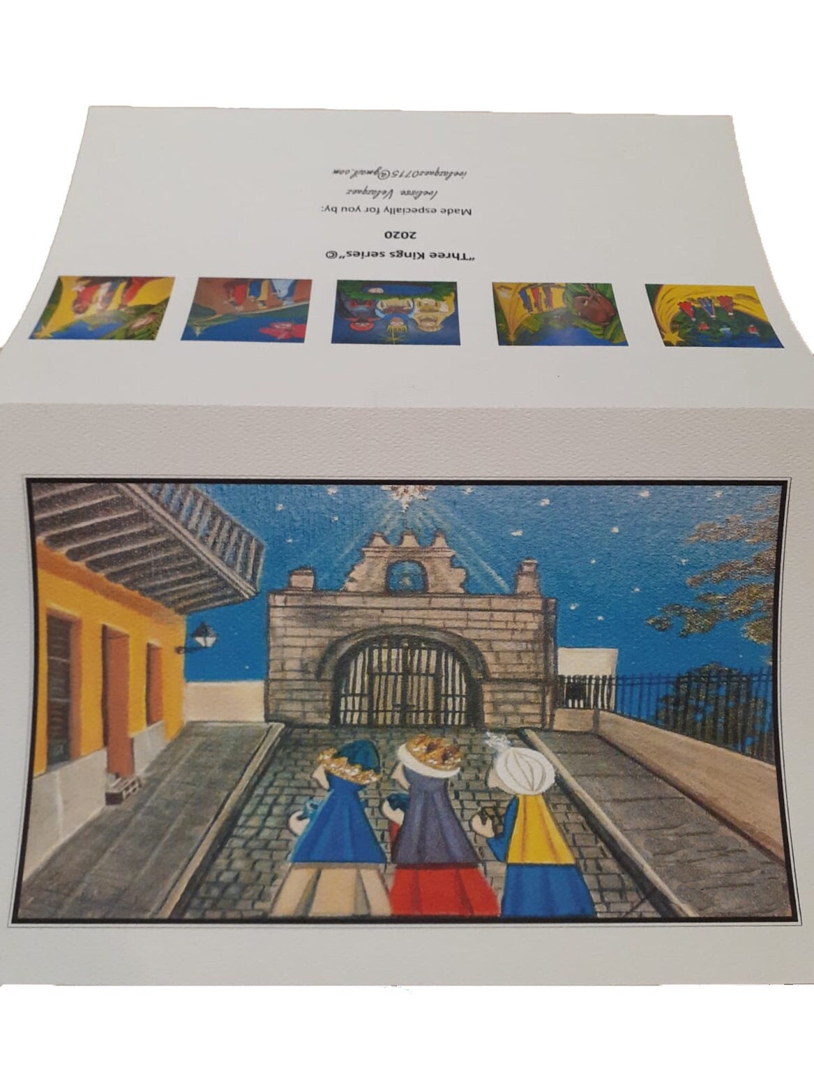 IveGiftShop Puerto Rico Art Baby Jesus Christmas Card with Envelope 5.5 x 8.5 Original Artwork Collection Reyes Magos Puerto Rico Art IveGiftShop Puerto Rico Art Baby Jesus Christmas Card with Envelope 5.5 x 8.5 Original Artwork Collection Reyes Magos Puerto Rico Art