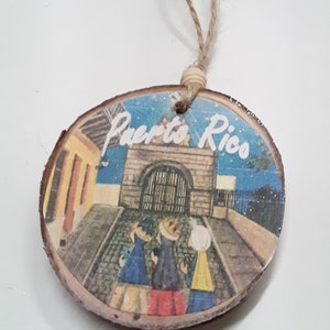 Puerto Rico Christmas Tree Wood Ornament Three Wise Men Original Gift Old San Juan Capilla Del Cristo Reyes Magos Home Decor - Ive Gift Shop
