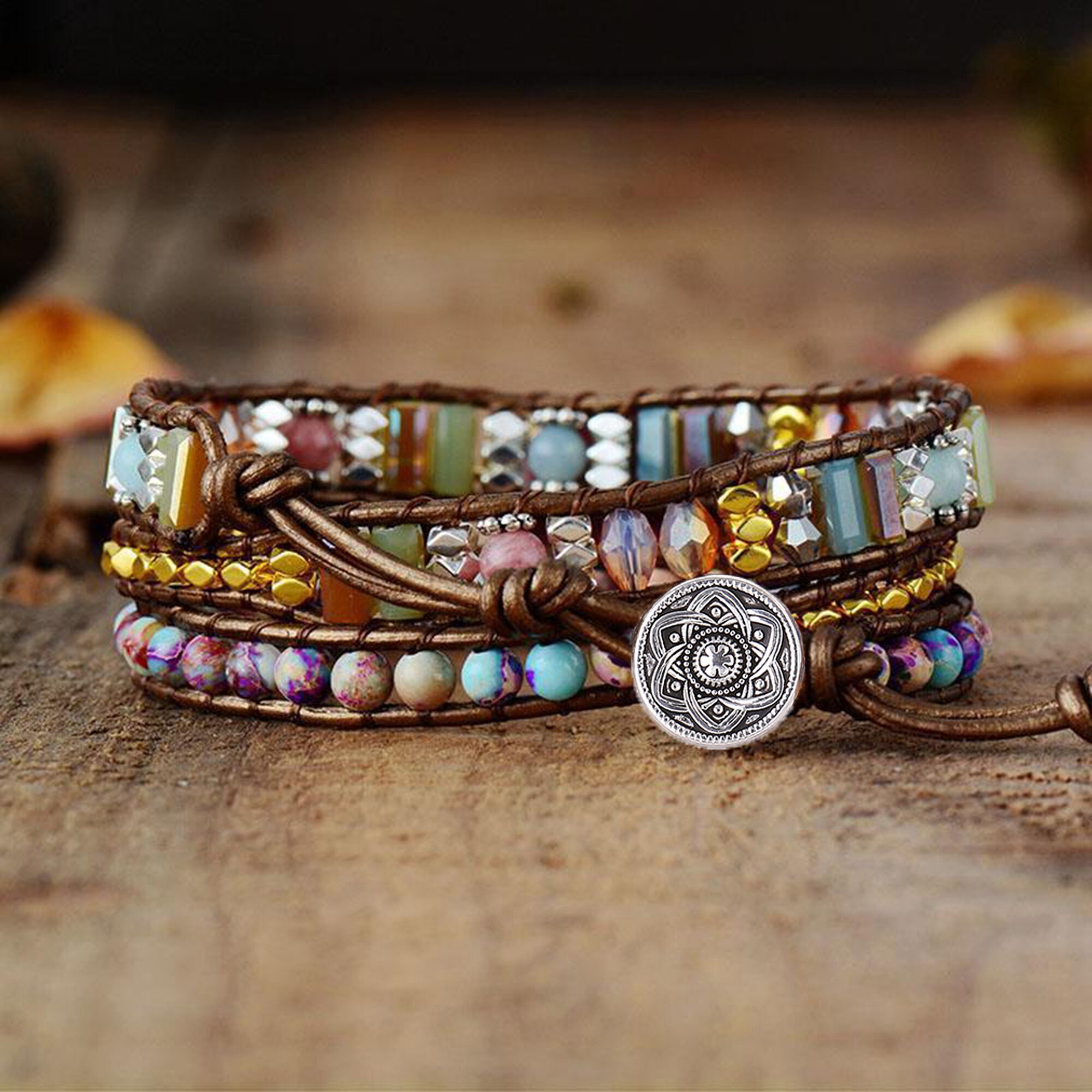 Imperial Heart Protection Healing Bracelet-Natural Stone Calming Medi…