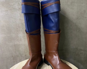 Baldur's Gate 3 Astarion Ancunín Cosplay zapatos botas de hombre