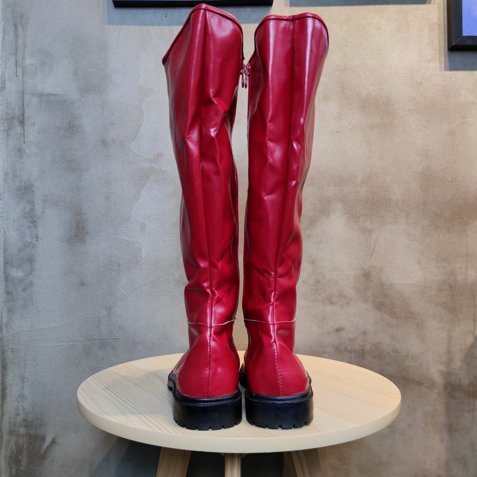 The Flash Shoes Cosplay Barry Allen Boots for Adult Etsy