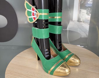 Custom Made The Legend of Zelda Urbosa Cosplay Shoes Women Heels