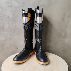 Honkai Star Rail Jing Yuan Cosplay Shoes Men Boots Custom Made