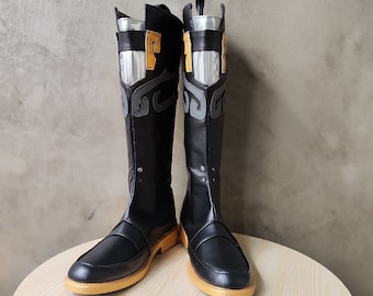 Honkai Star Rail Jing Yuan Cosplay Shoes Men Boots Custom Made