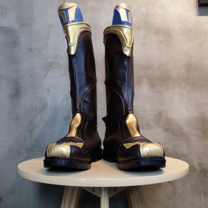 Avengers Infinity War Thanos Cosplay Shoes Men Boots Custom Made