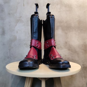 Deadpool Shoes Cosplay Wade Wilson Boots Superhero Custom Made