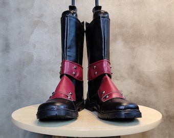 Chaussures Deadpool Cosplay Wade Wilson bottes super-héros sur mesure