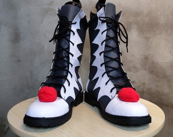 Pennywise Shoes The Dancing Clown IT Halloween Cosplay Boots