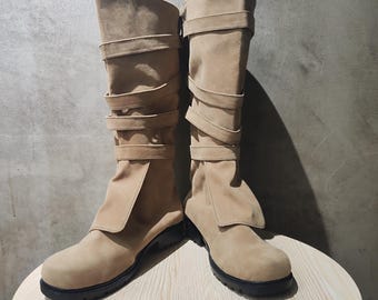 Cobb Vanth Cosplay Shoes Men Boots Custom Made