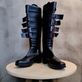 Alice Madness Returns Cosplay Shoes Alice Black Boots Custom Made
