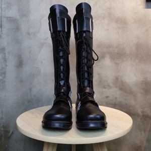 Captain America The Winter Soldier Cosplay Shoes Bucky Barnes Boots Custom Made image 2