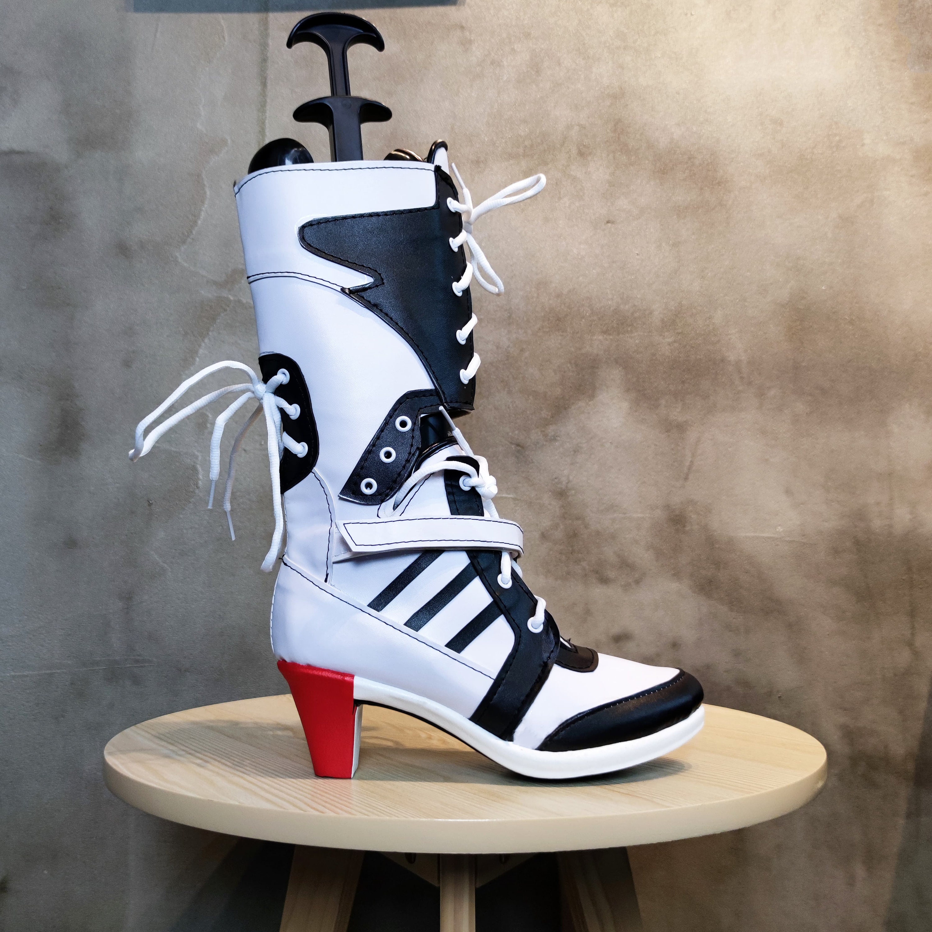 Harley Quinn Cosplay Shoes Suicide Squad Boots High Heels Etsy