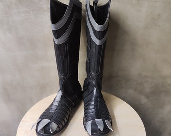 Black Panther T'Challa Cosplay Zapatos Botas Hombre Capitán América 3 Hecho a medida