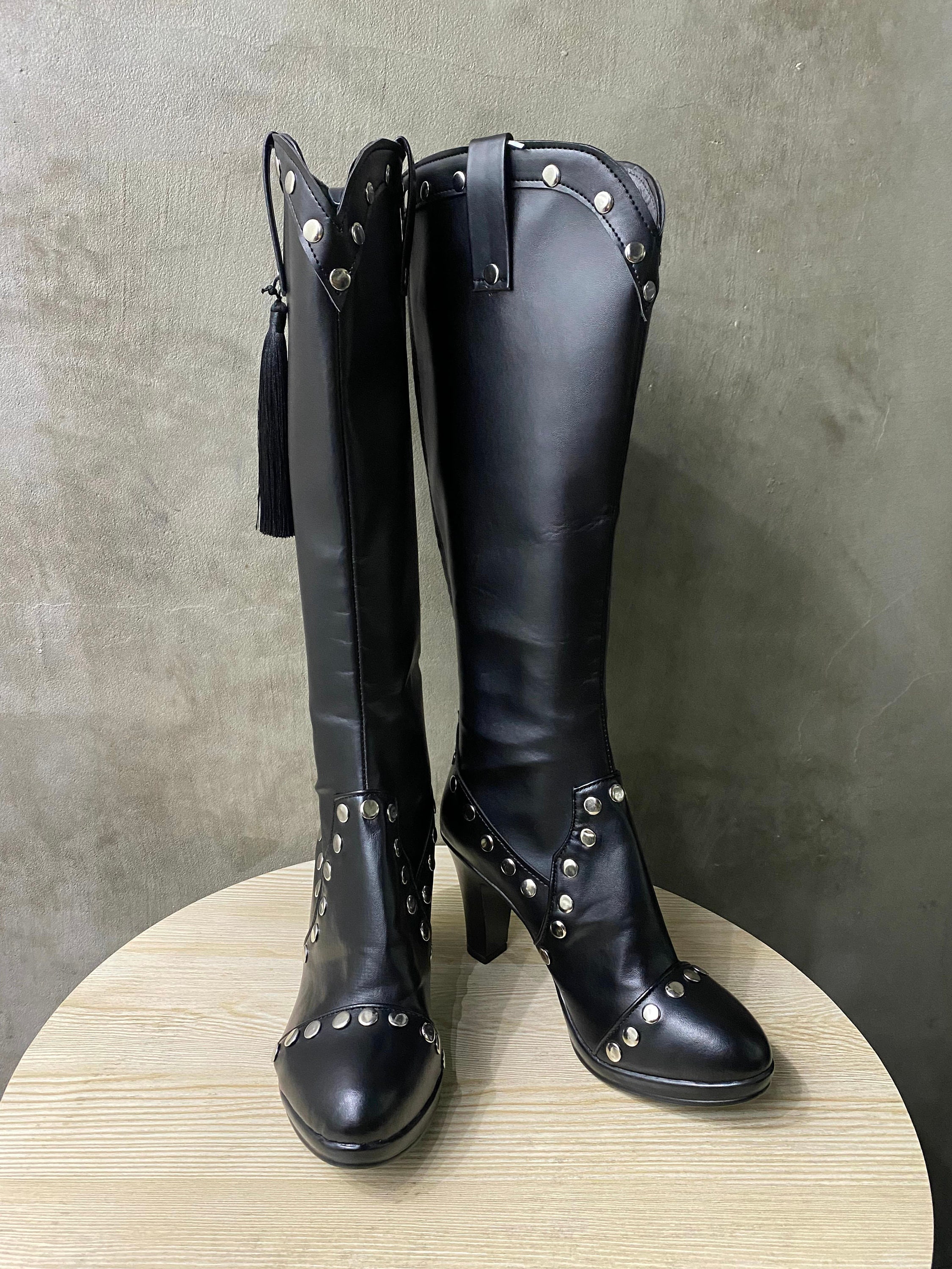 Final Fantasy Tifa Lockhart Tifa Cc Ver Cosplay Shoes Boots Shoe Boot Jz1611 Anime Halloween Christmas