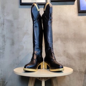 Dr.Ziegler Legendarische Genade Cosplay Schoenen Uniform Laarzen