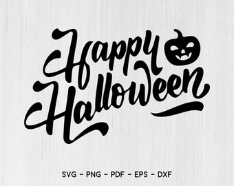 Happy Halloween SVG, Halloween Clipart Svg, Halloween Svg, Halloween Shirt, Halloween Print, Cricut, Silhouette Cut Files