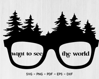 Want To See World SVG, Camper Svg,Caravan svg desing,Traveler SVG,Adventurer SVG,Tsirt desing svg,eps,png,pdf,dxf  Cricut, Cut Files