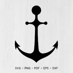 Anchor SVG EPS JPG png pdf Digital Download