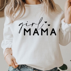 Girl Mama SVG, Mom Svg, Mom Of Girls Svg, Mother&#39;s Day Svg, Girl Mom Shirt Svg, Mom Life Svg, Coffee Mug Svg,png,eps,pdf Cut File For Cricut