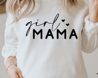 Girl Mama SVG, Mom Svg, Mom Of Girls Svg, Mother's Day Svg, Girl Mom Shirt Svg, Mom Life Svg, Coffee Mug Svg,png,eps,pdf Cut File For Cricut