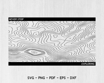 Map Pattern Svg Topographic Map Patterns Seamless Digital Paper Topo