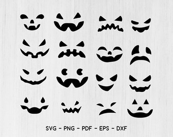 Pumpkin Face SVG, Pumpkin SVG, Funny Halloween SVG, Jack O Lantern, Shirt, Png, Files for Cricut, Silhouette, Sublimation Designs Downloads