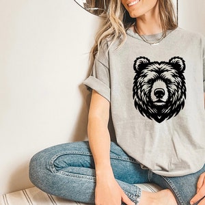 Bären-Svg, Bären-Silhouette, Papa Bär-Svg, Mama Bär-Svg, Bärenkopf-Svg, Bärengesicht-Svg, Eps, Png, Pdf, Dxf