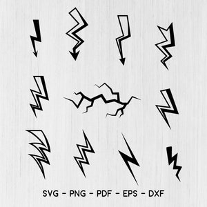 Lightning SVG Bundle, Lightning Clipart, Lighting PNG, Lightning Cut File, Thunder svg, Thunder Clipart, Lightning Bolt, Thunder Bolt svg