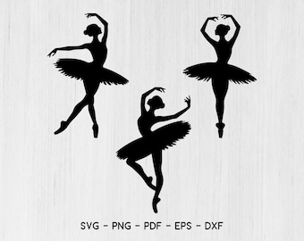 Ballerina Svg, Ballerina Cut File, Ballet Svg, Ballerina Silhouette,Dancer svg,Silhouette Cut File, Cricut Cut File svg,eps,png,eps,pdf