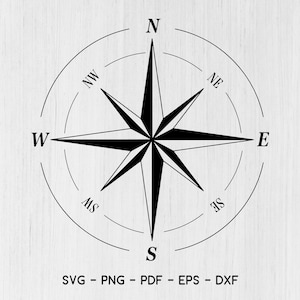 Brújula Náutica Svg,Compass Clipart,Compass SVG File,Compass Vector,Wind Rose,Nature lovers SVG,Nautical Compass Cut Files