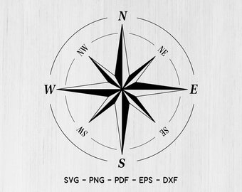 Nautical Compass Svg,Compass Clipart,Compass SVG File,Compass Vector,Wind Rose,Nature lovers SVG,Nautical Compass Cut Files