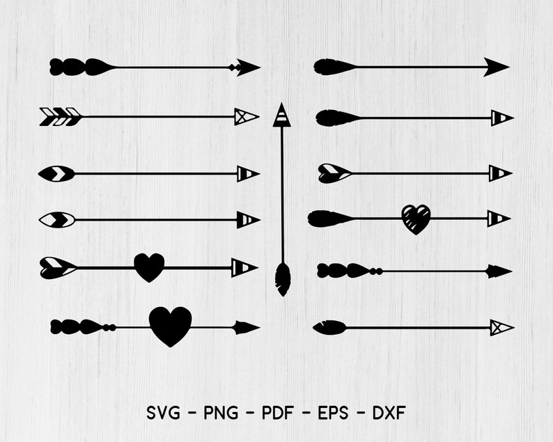 Arrow SVG Bundle Arrow Cut File Arrow Clipart Tribal Arrows - Etsy