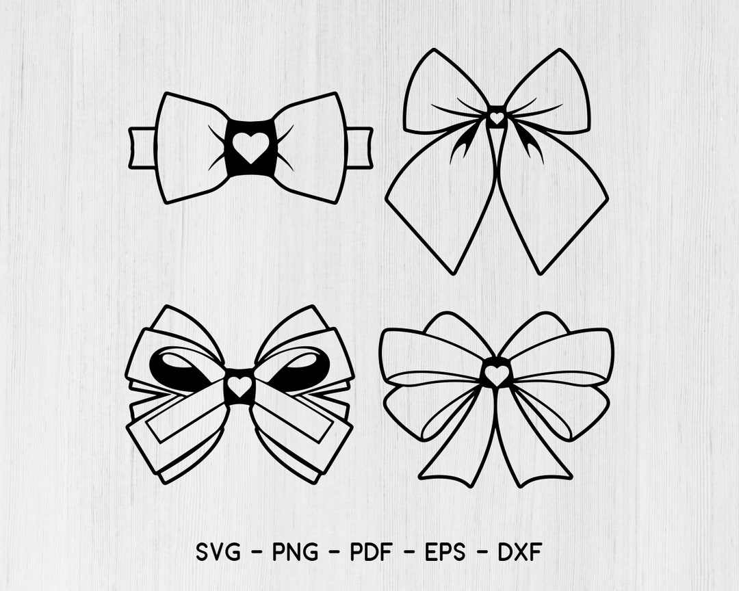 Bow Svg bow SVG Filebow Vectorbow Clipartbows Svgbow Svg Etsy